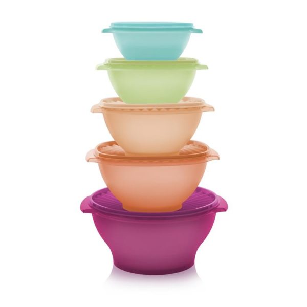 Tupper Ware Servalier® 5 Bowl Set