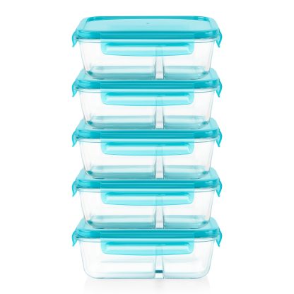 Pyrex Pyrex® MealBox 10-Piece Divided Storage Set, 2.3 Cup