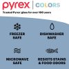 Pyrex Pyrex® Simply Store® Tinted 6-piece Rectangle Storage Set with Plastic Lids, Green
