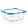 Pyrex Snapware® Total Solution® Pyrex® Glass 4-cup Square Food Storage with Plastic Lid