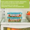 Pyrex Snapware® Total Solution® Pyrex® 4-piece Glass Storage Set with Plastic Lids